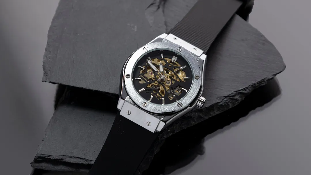 Jam Tangan Automatic Skeleton