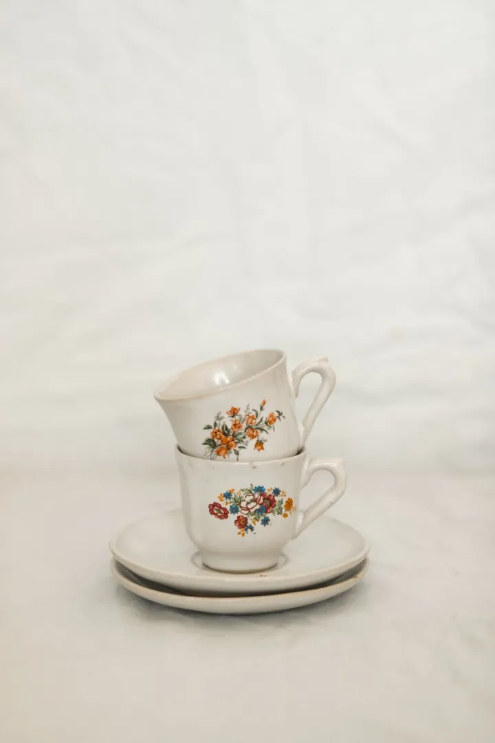 Cangkir Kopi + Lepek Keramik