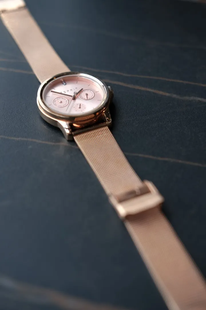 Jam Tangan Wanita Rantai Pasir Rose Gold