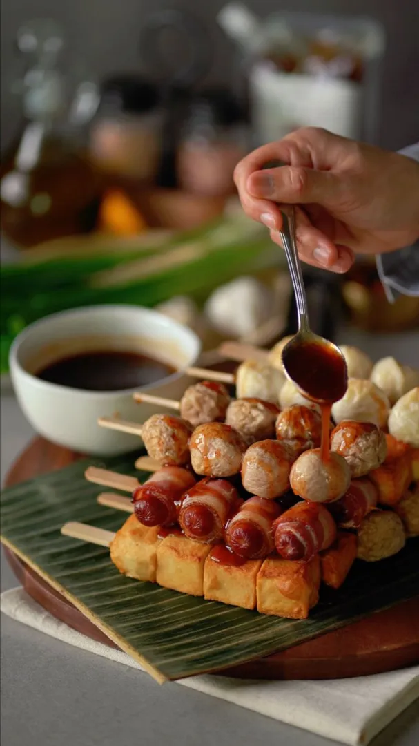 Bakso Bakar Saus Pedas Manis