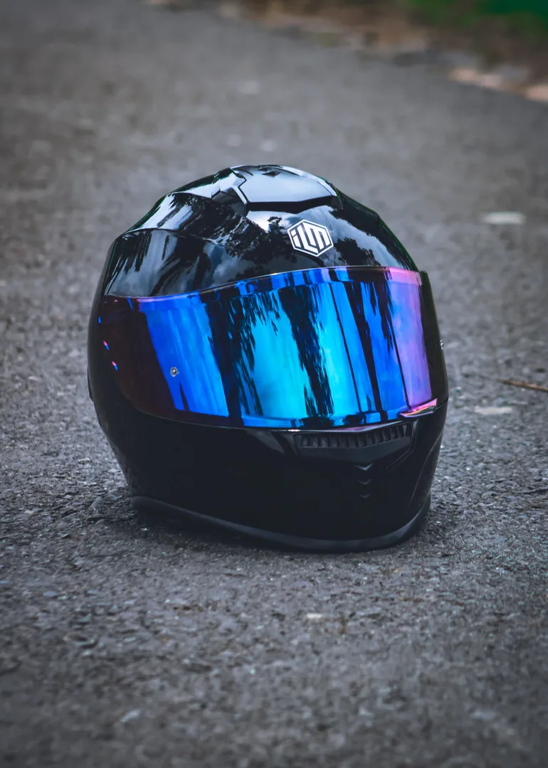 Helm Full Face Kaca Iridium Pelangi