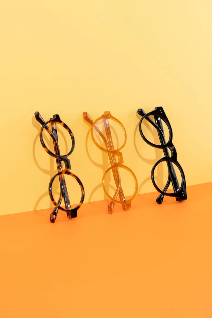 Frame Kacamata Bulat Retro