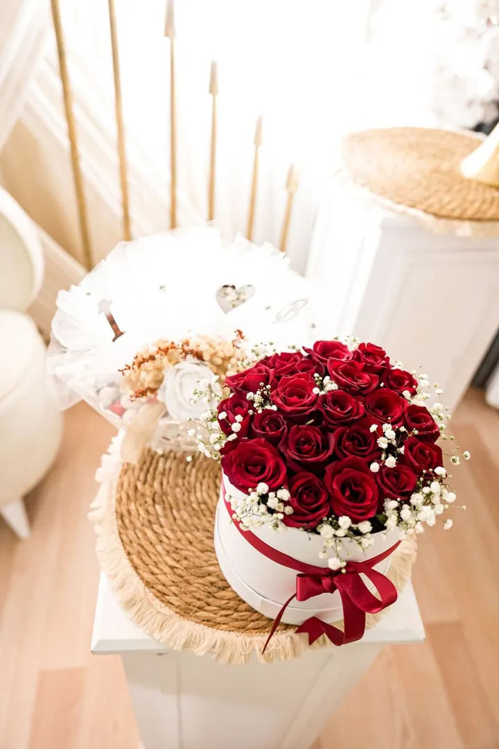 Bloom Box Mawar Merah