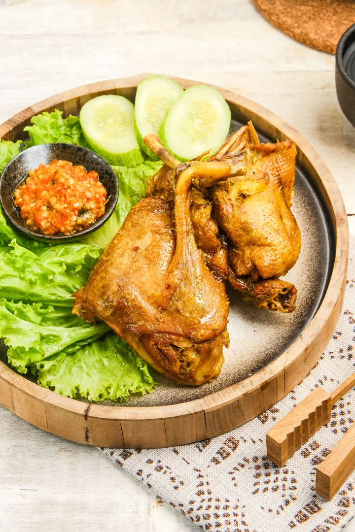 Bebek Goreng + Sambal