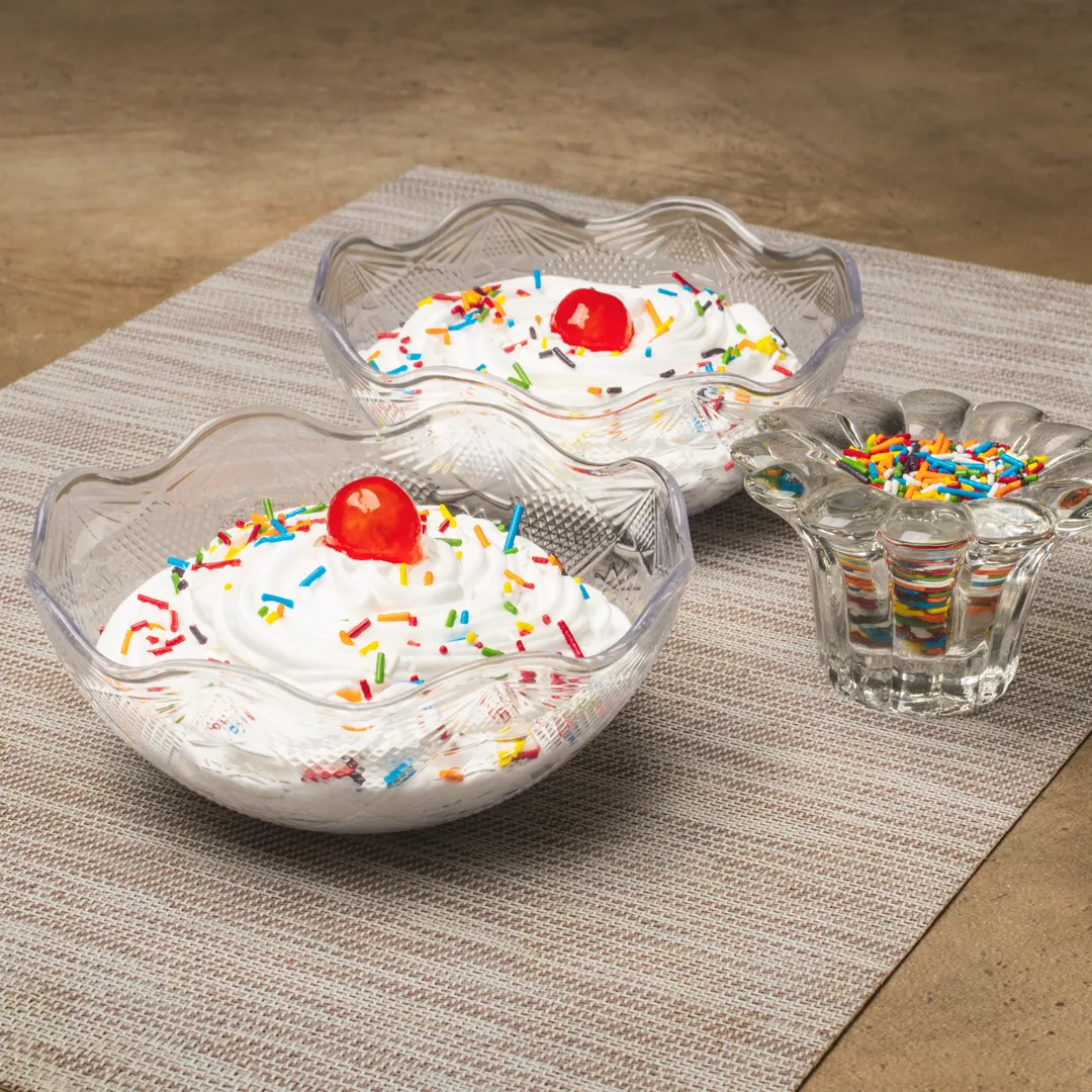 Mangkok Kaca Es Krim / Puding