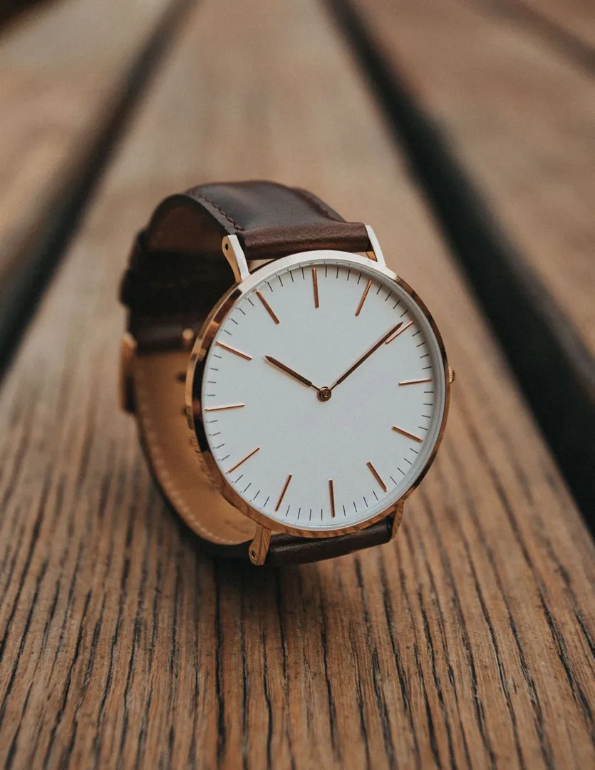 Jam Tangan Pria Minimalis Strap Kulit