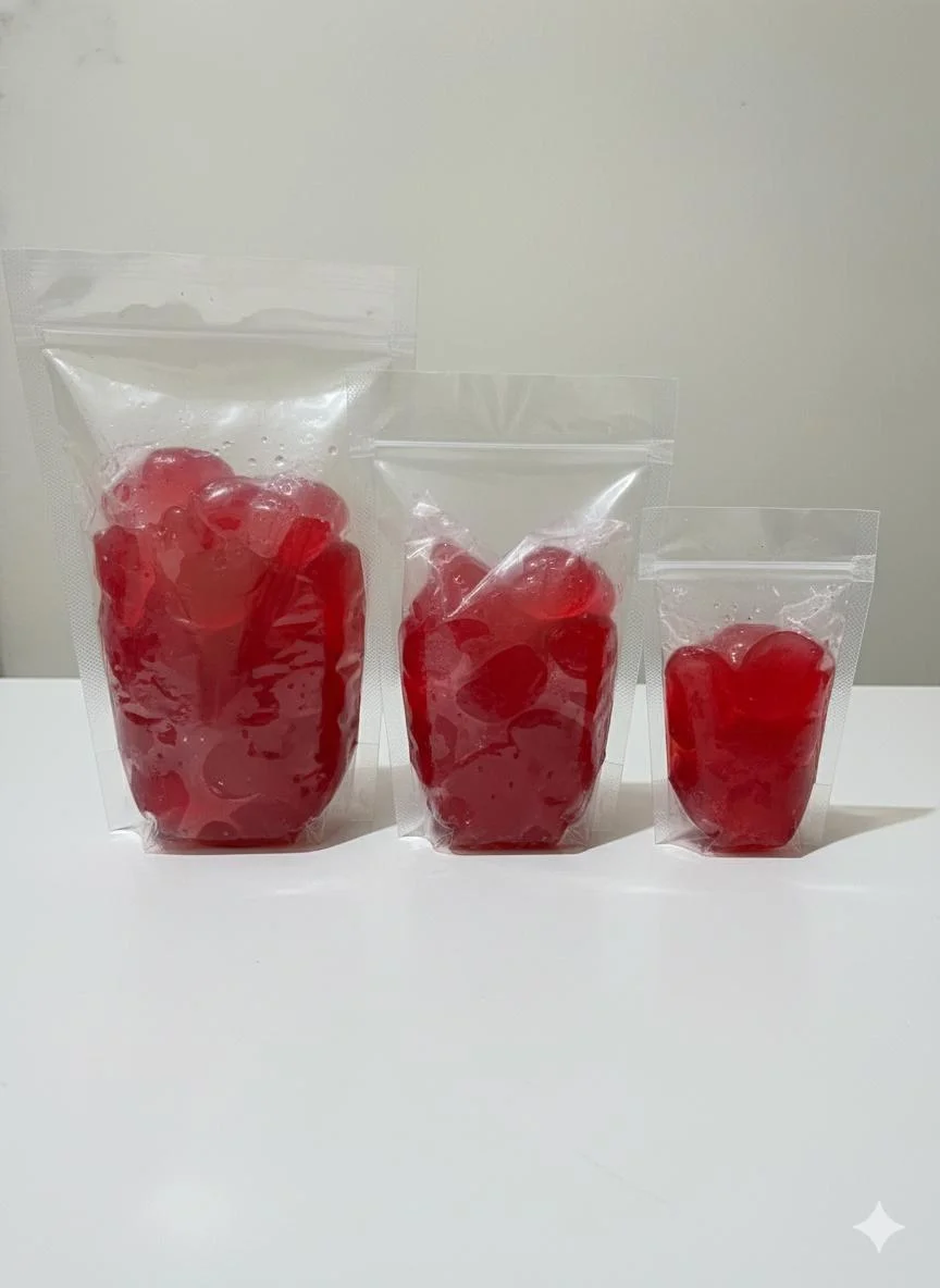 Manisan Kolang Kaling Merah 1Kg