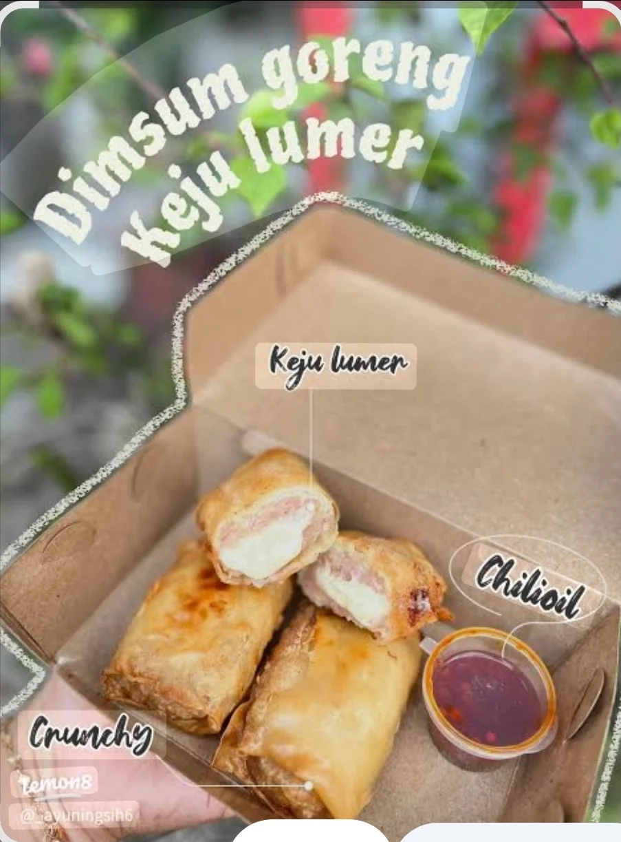 dimsum goreng keju lumer