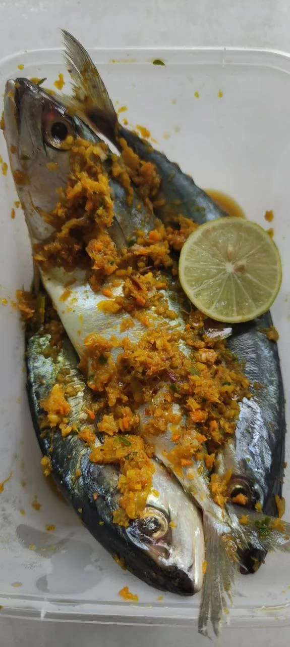 Ikan  Pindang marinasi