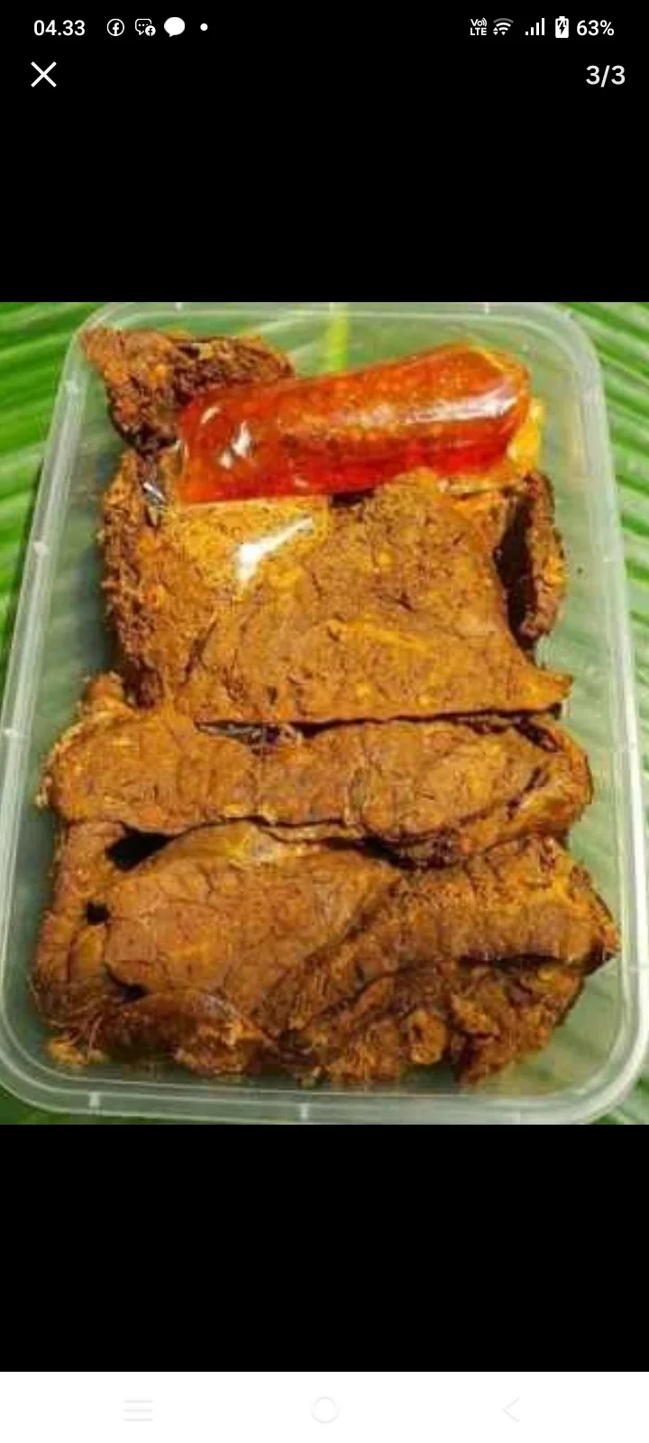 Paru ukep sambal bawang