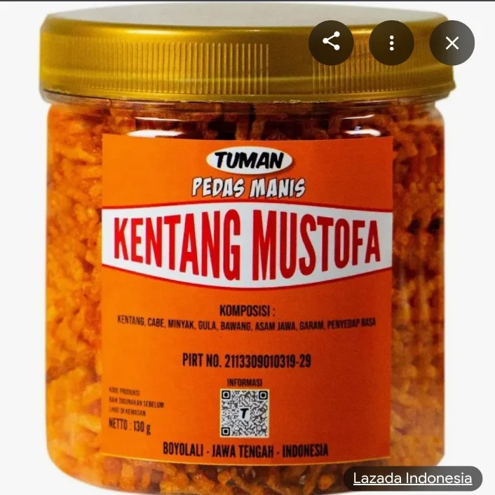 Kentang Mustofa pedas manis
