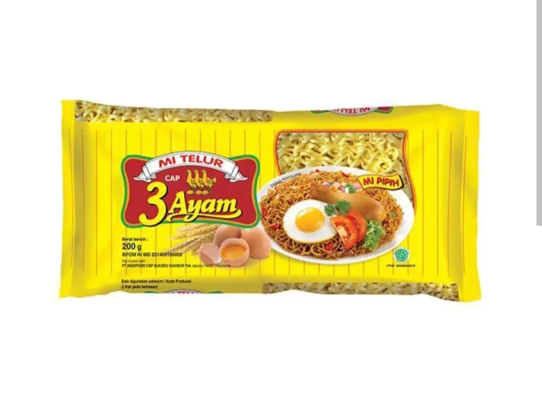 Mie Telur Cap 3 Ayam