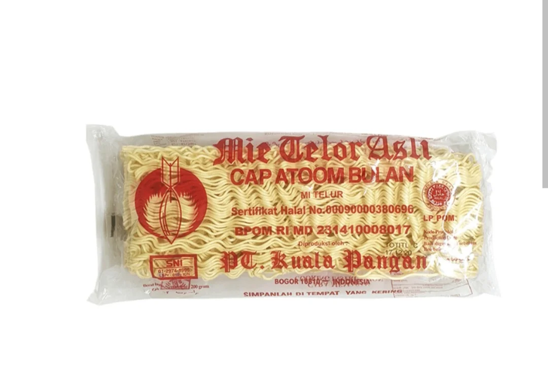 Mie Telur Cap Atom Bulan