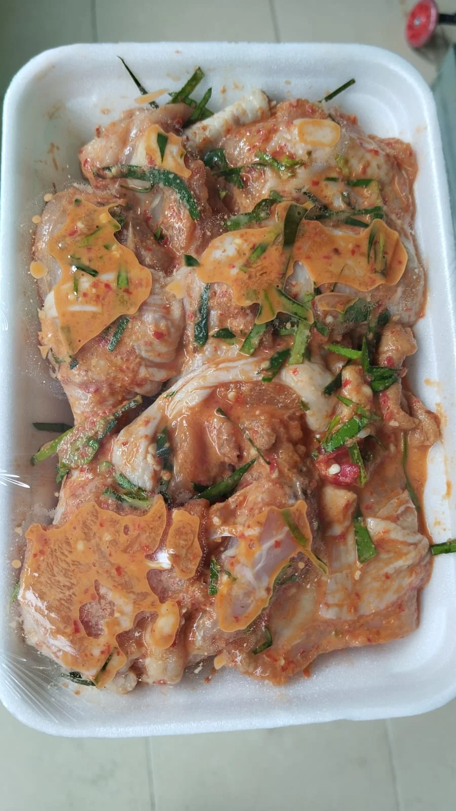Ayam marinasi daun jeruk