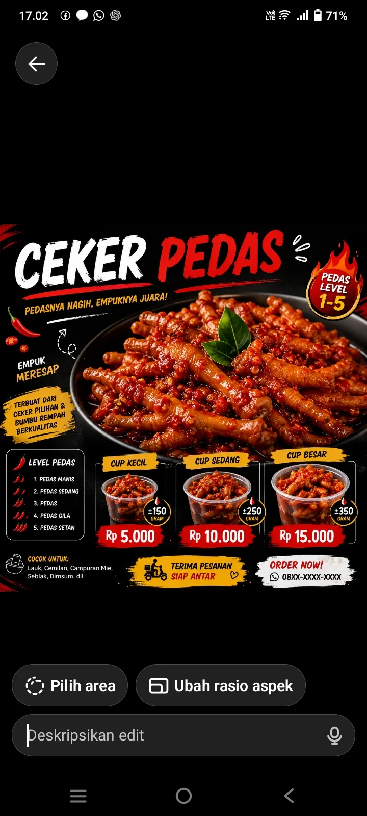 Ceker pedas