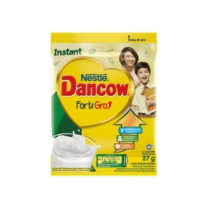 Susu DANCOW Fortigro Sachet 26gr - Susu Bubuk Fullcream Instant