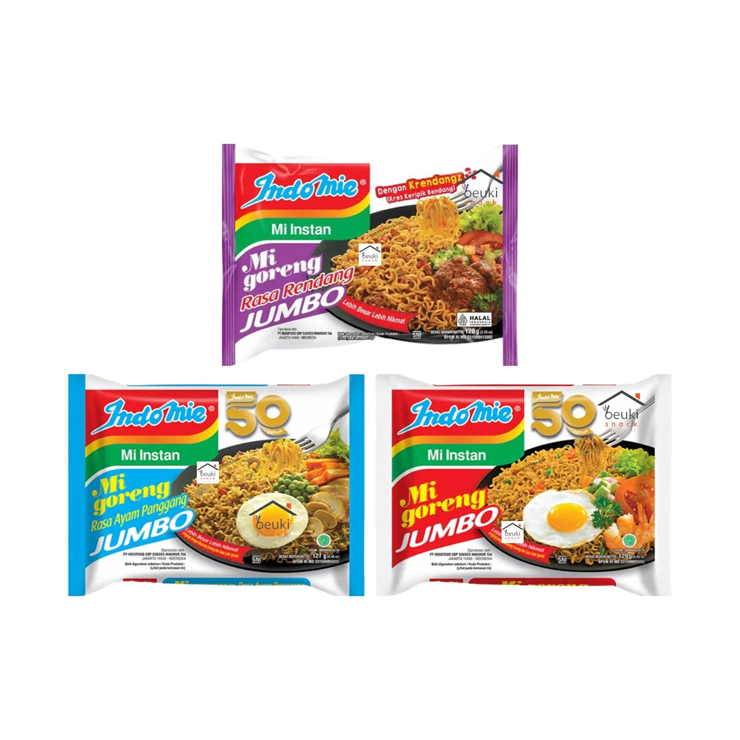 Indomie Jumbo Mie Goreng All Varian