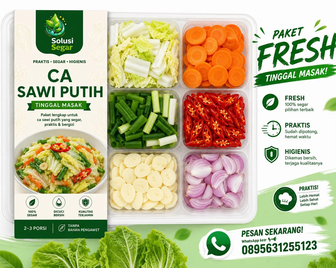Ca sawi putih