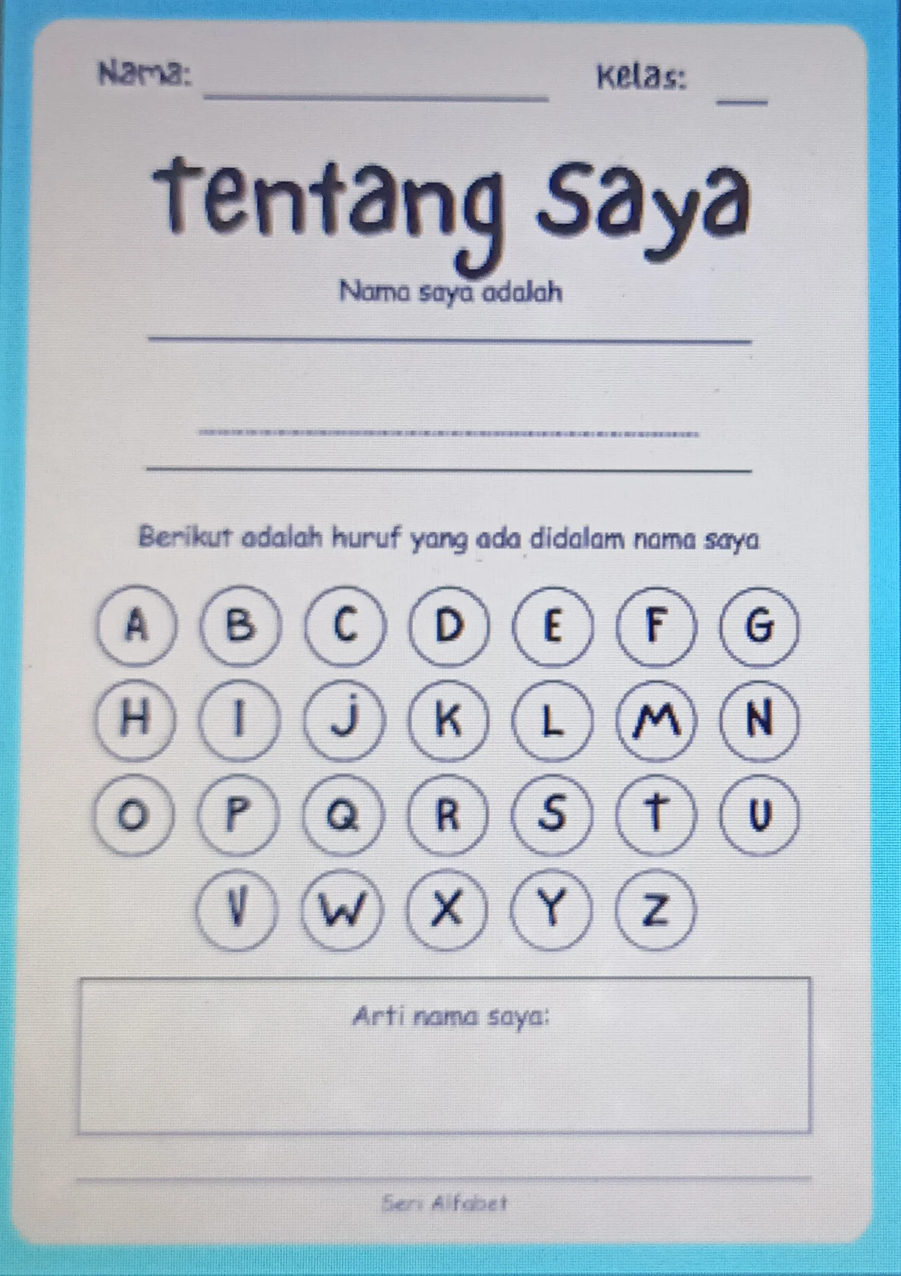 Seri Alphabet