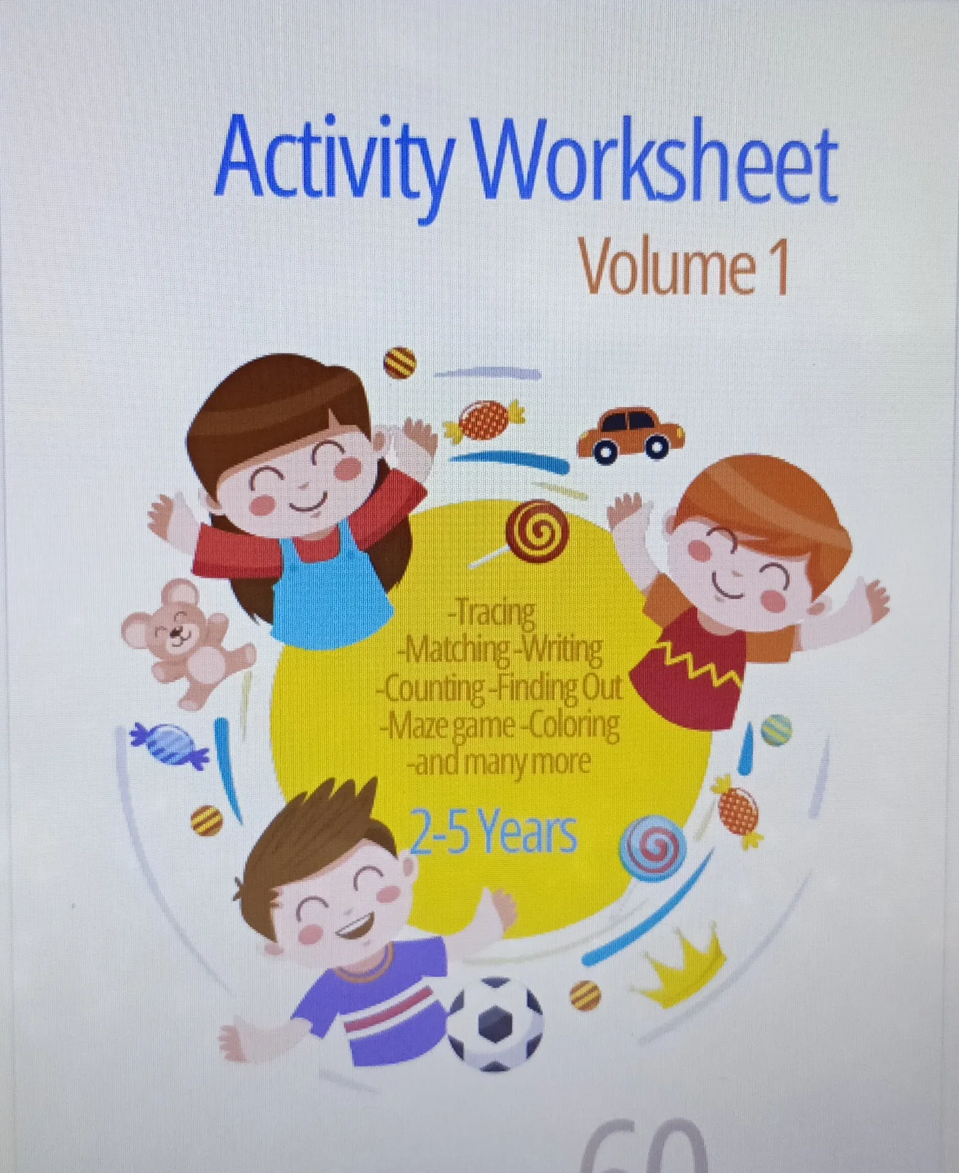 Worksheet anak Aktivitas Anak 2-5 Vol 1