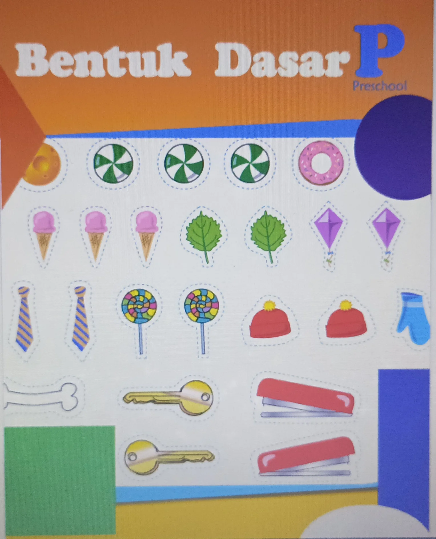 Worksheet anak Bangun Dasar