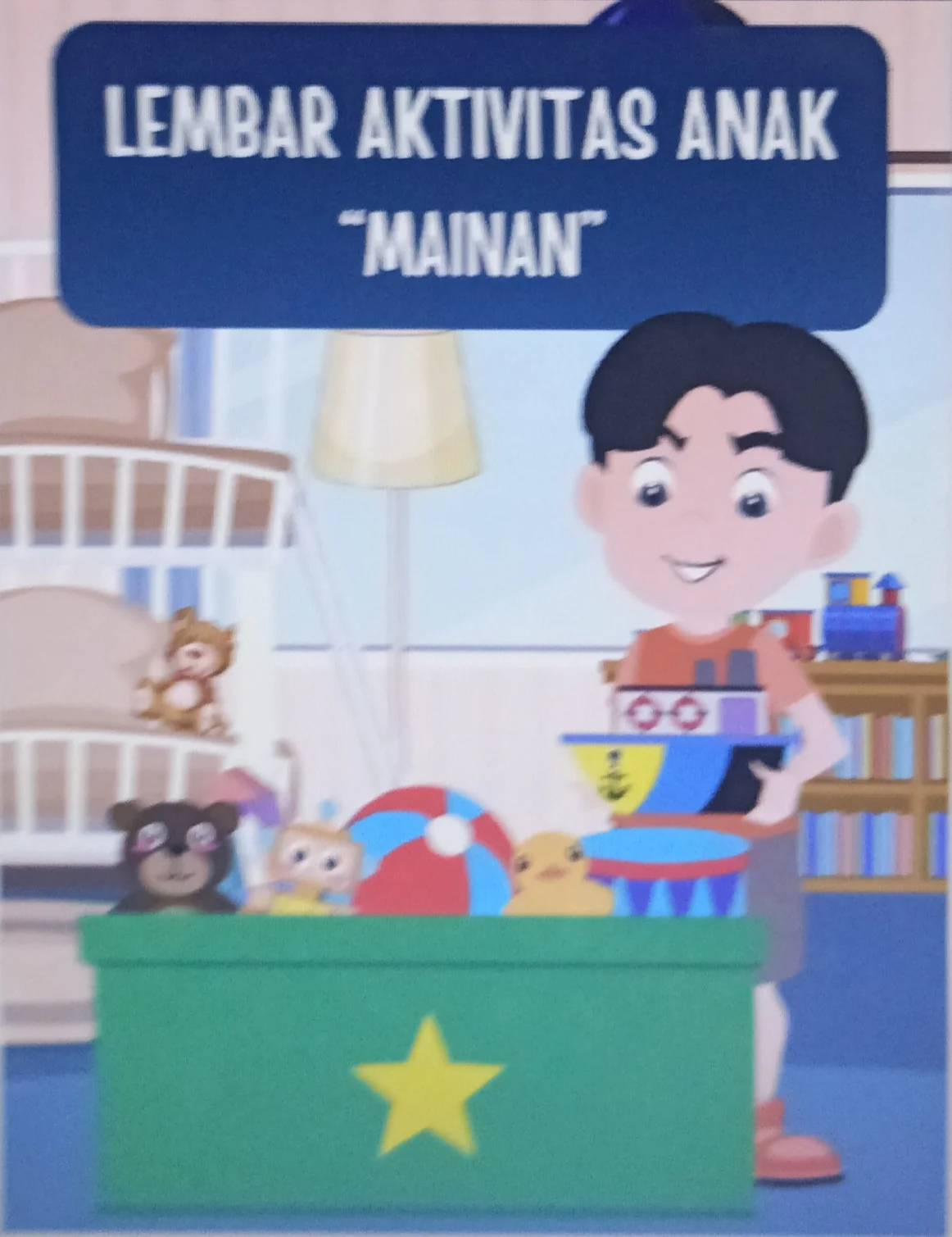 Worksheet anak Lembar Aktivitas Anak Mainan