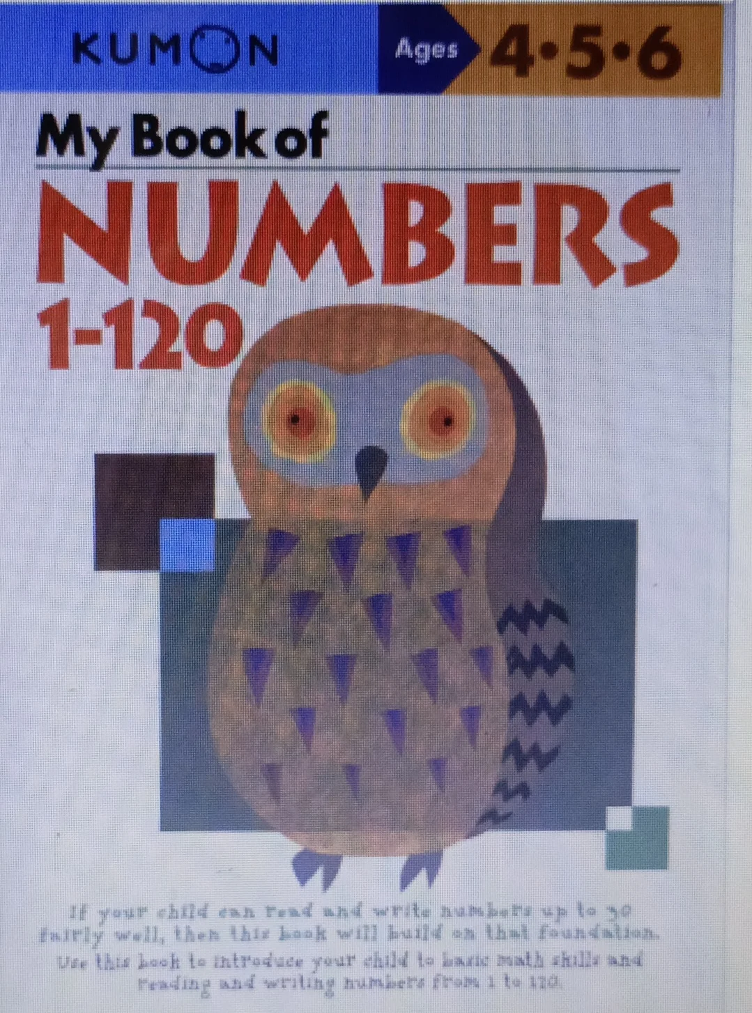 Worksheet Anak Kumon Ages 4.5.6 Numbers 1-120