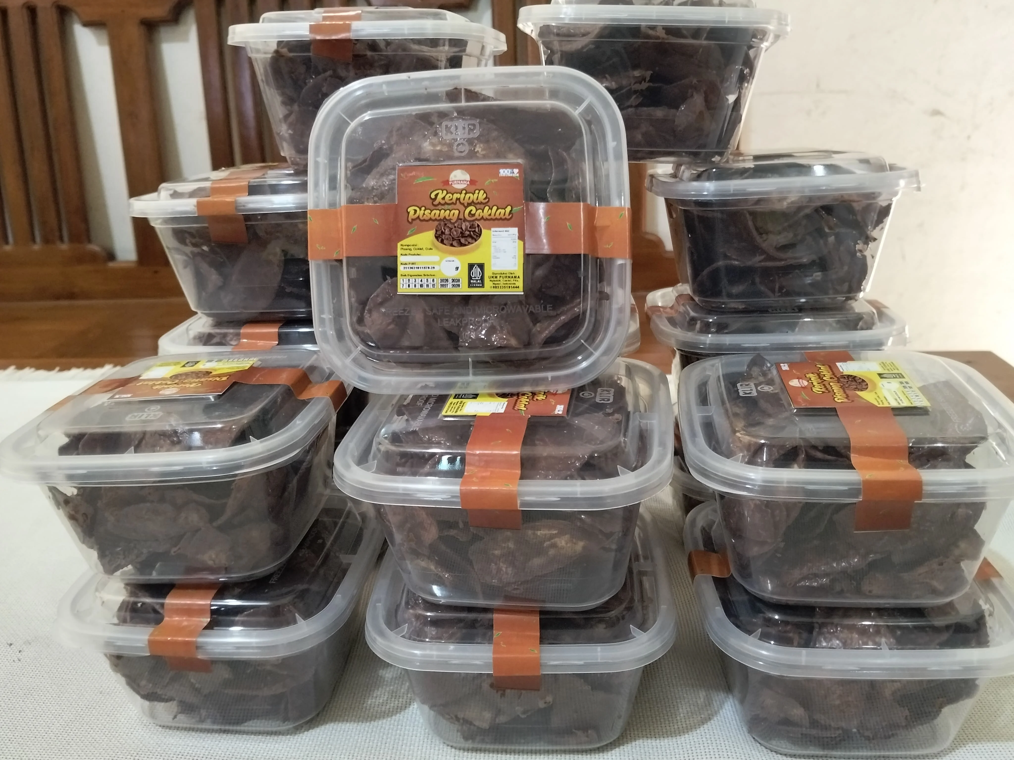 Kripik Pisang Coklat