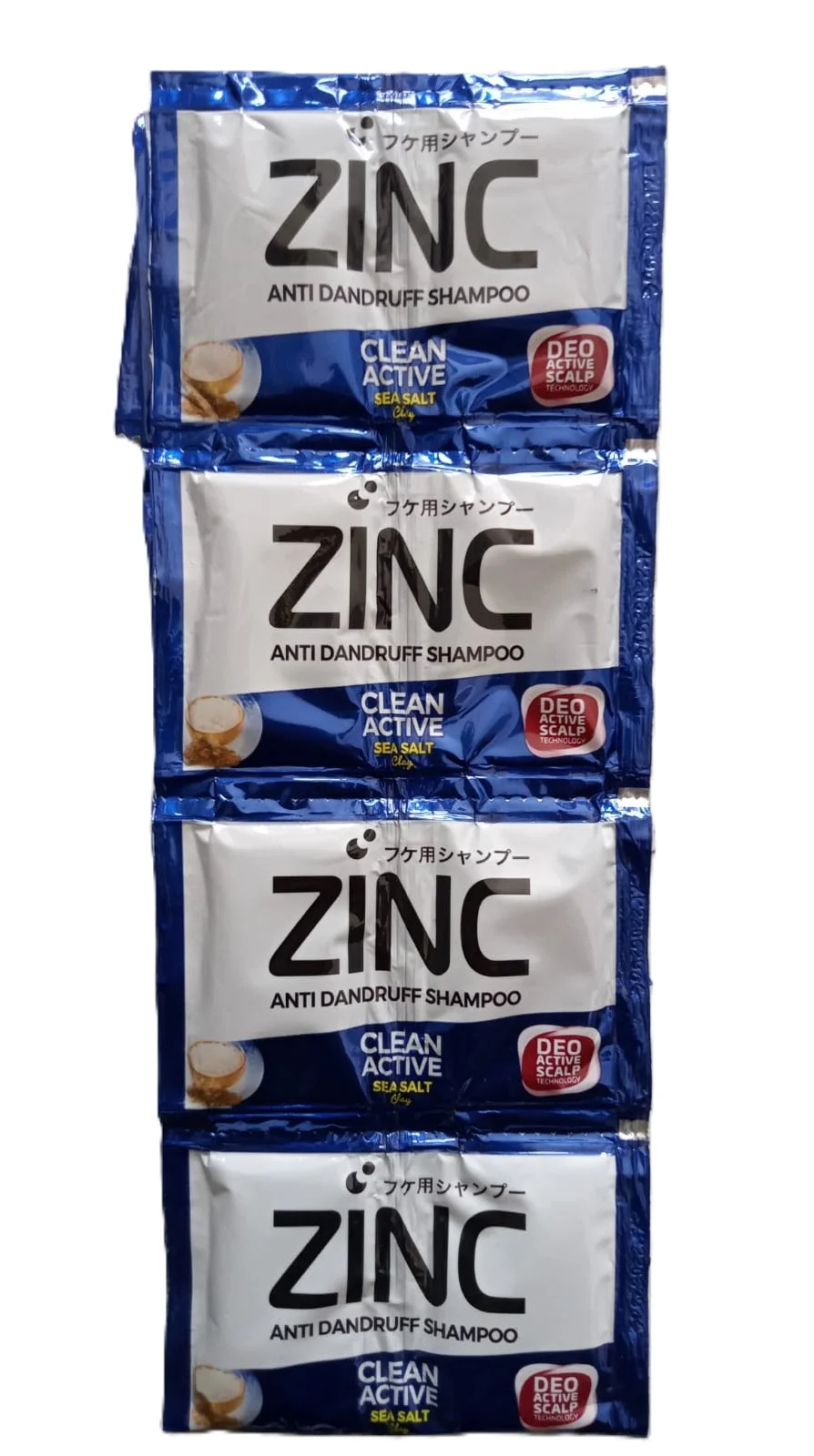 ZINC SAMPO SACHET 10ML CLEAN ACTIVE