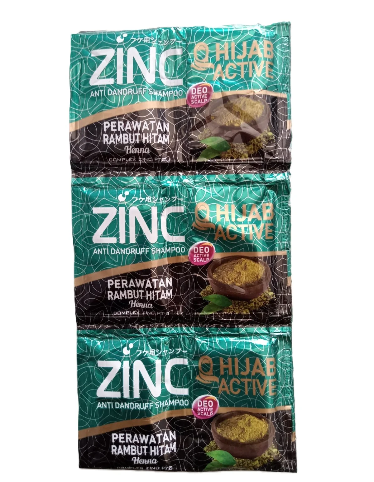 ZINC SAMPO SACHET 10ML PERAWATAN RBT HTM