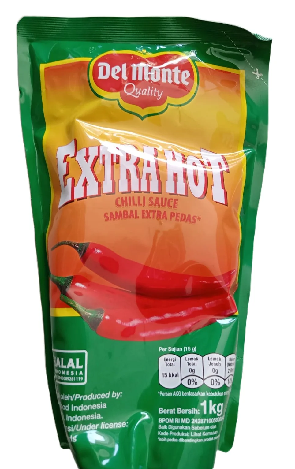 DELMONTE EXTRA HOT SAUS