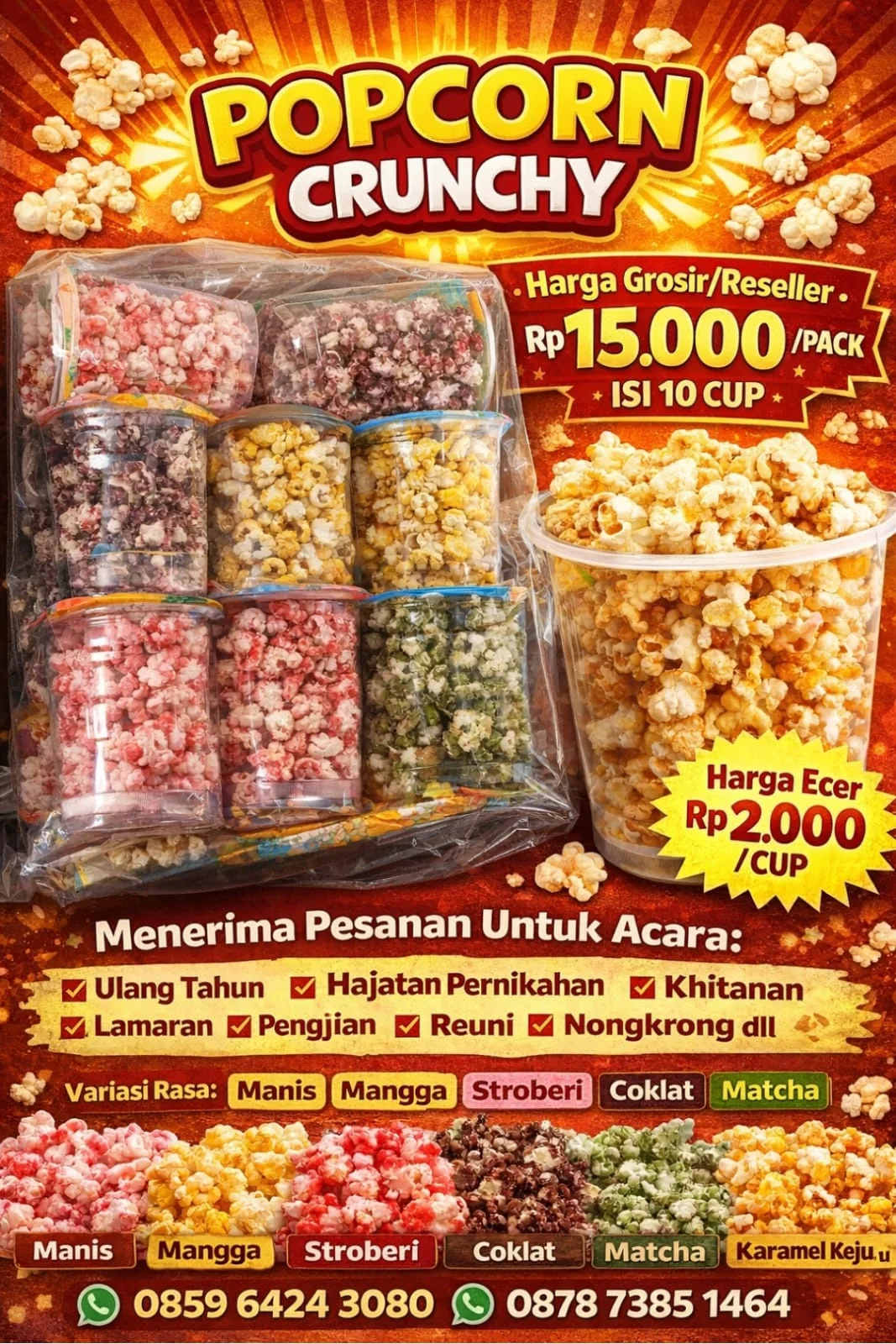 Popcorn crunchy