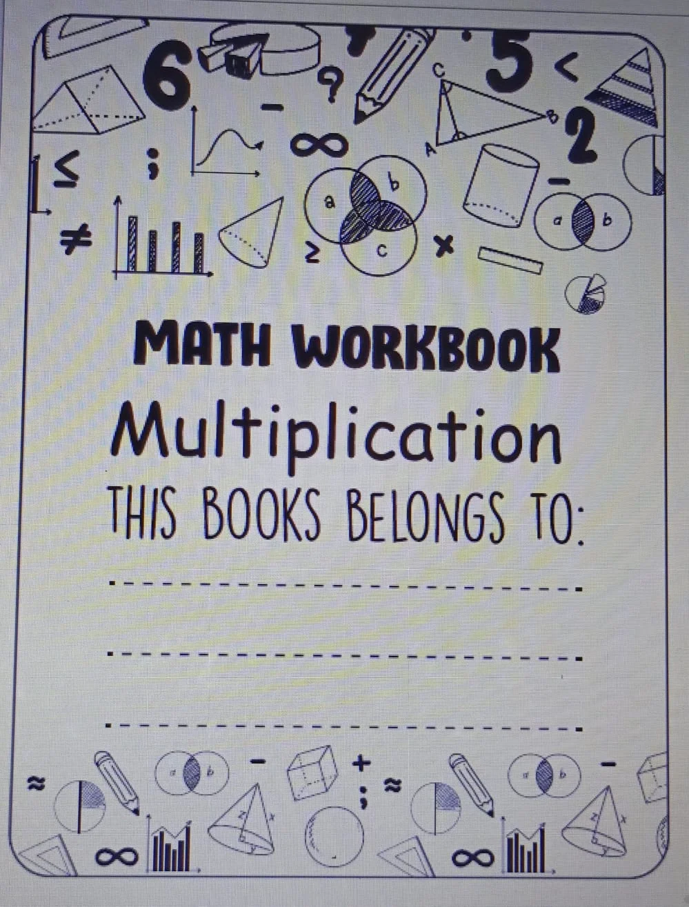 Worksheet Anak " 100 Days Math Workbook "