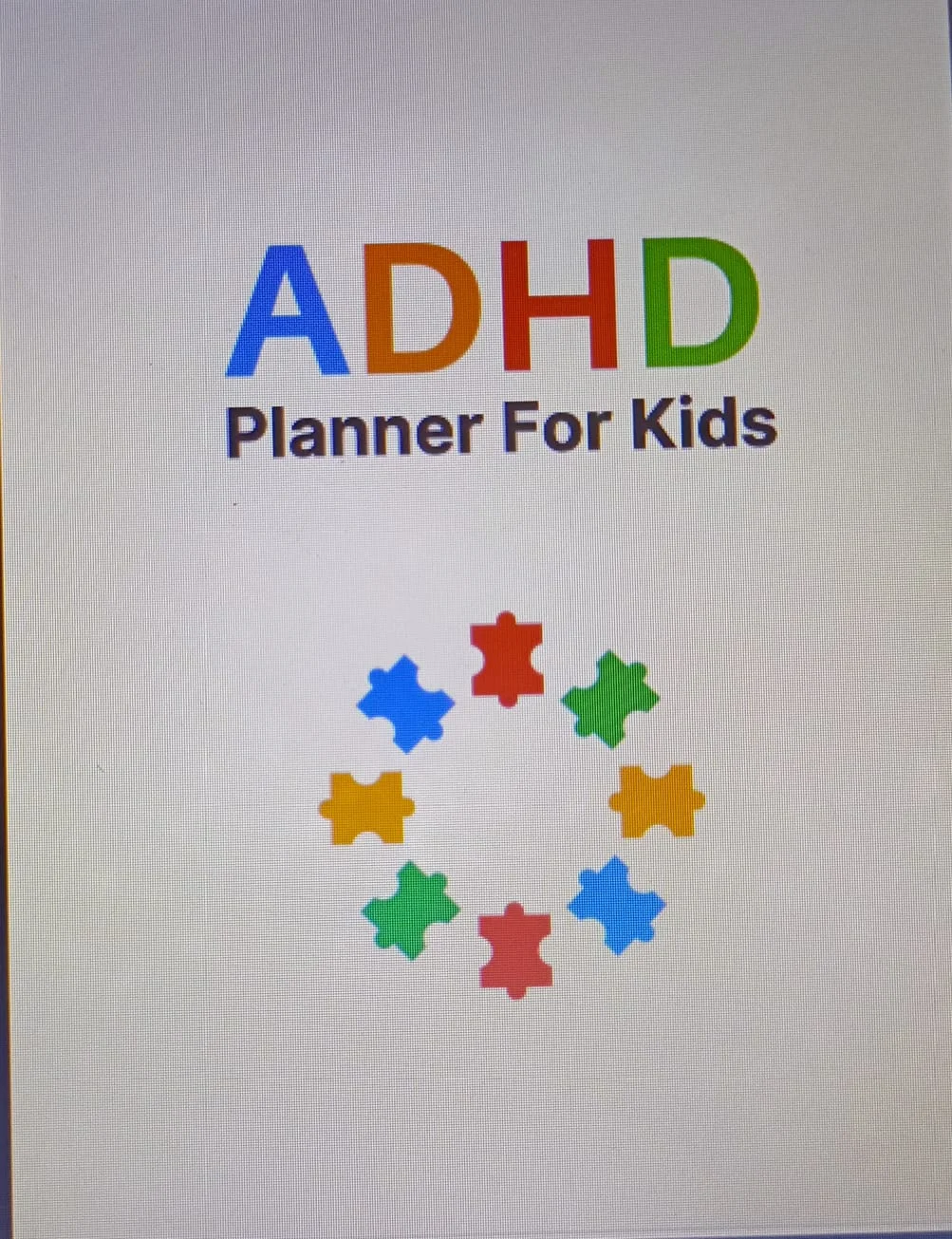 Worksheet Anak Kids Planner " ADHD Planner For Kids"