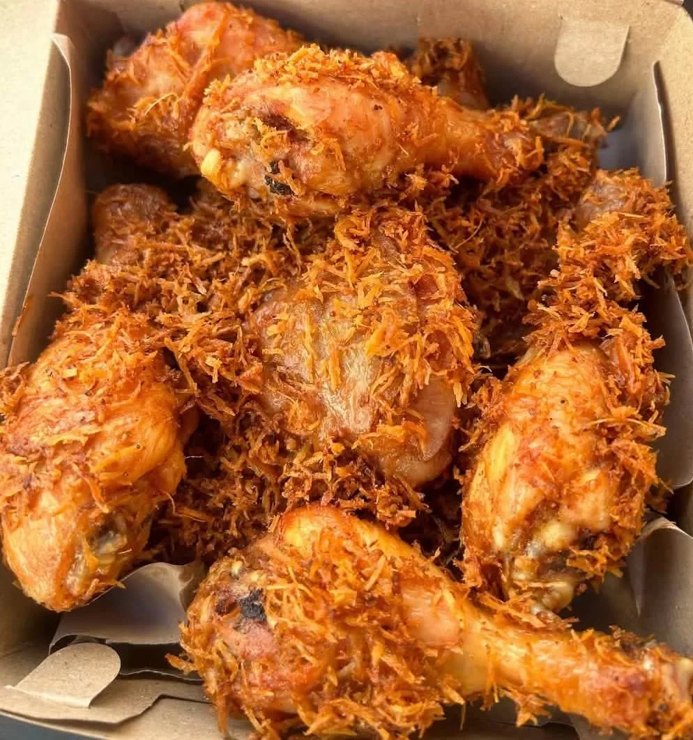 Ayam goreng serundeng/paha bawah