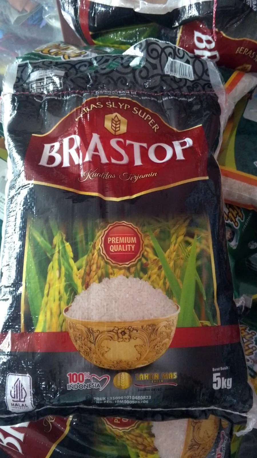 Beras Brastop premium Quality kemasan 5 KG