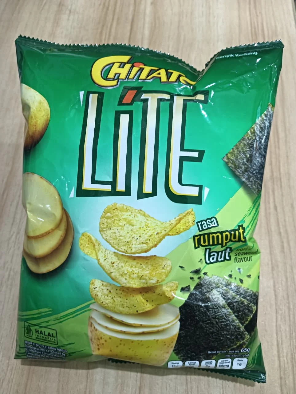Chitato Lite Snack Rasa Rumput Laut PCK 68/65g