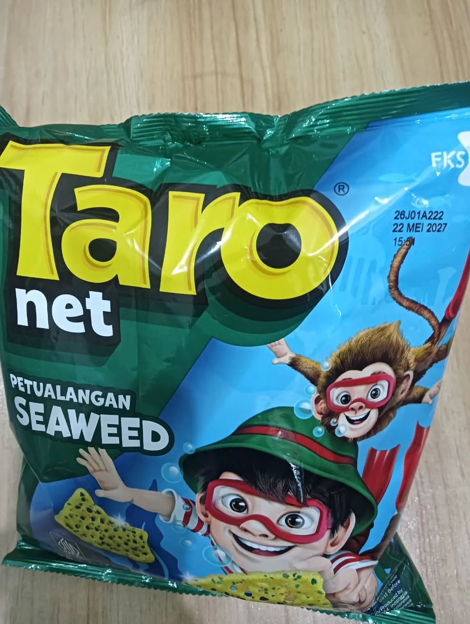 Taro Snack Net SEAWEED PCK 62g