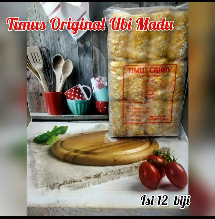 Timus Crispy Original Ubi Madu ( isi 12 biji )