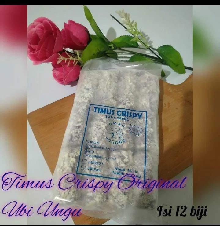Timus Crispy Original Ubi Ungu ( isi 12 biji )
