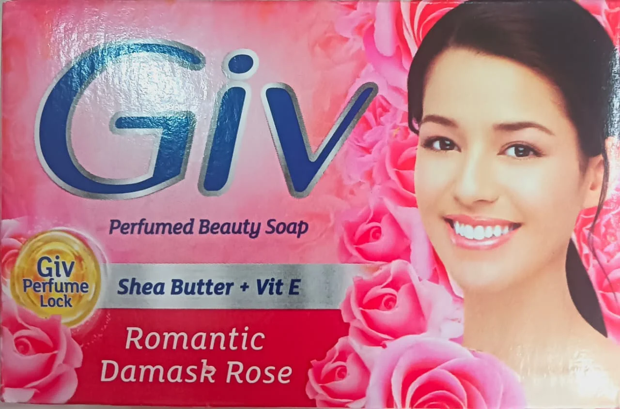 GIV Sabun Mandi DAMASK ROSE BAR 76/72gr