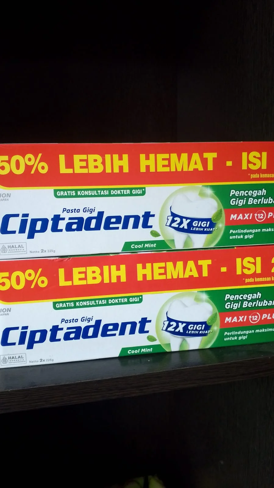 pasta gigi ciptadent 2 x 225 g