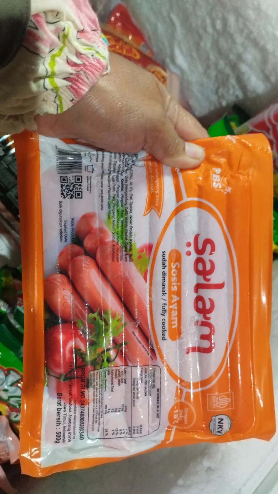 Sosis long Salam