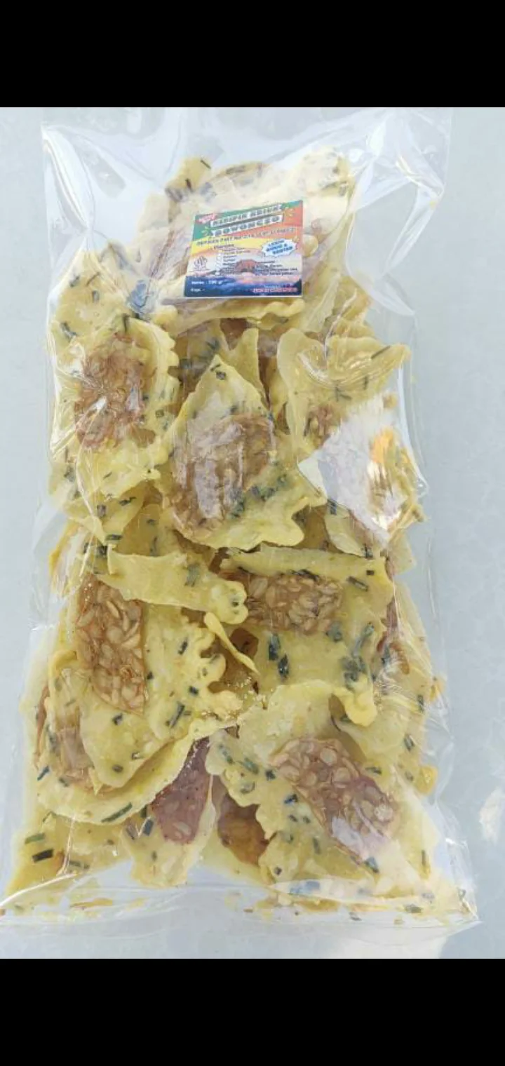 Peyek Petos / Tempe Gurih Renyah ( 200 gr )