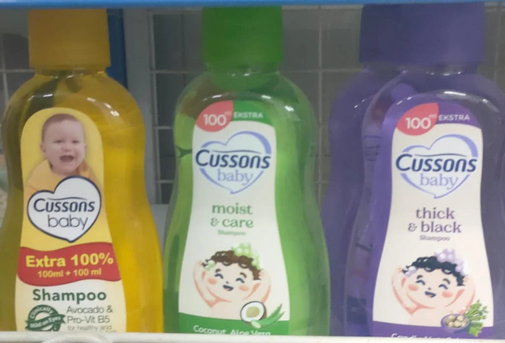 Shampo bayi Cussons