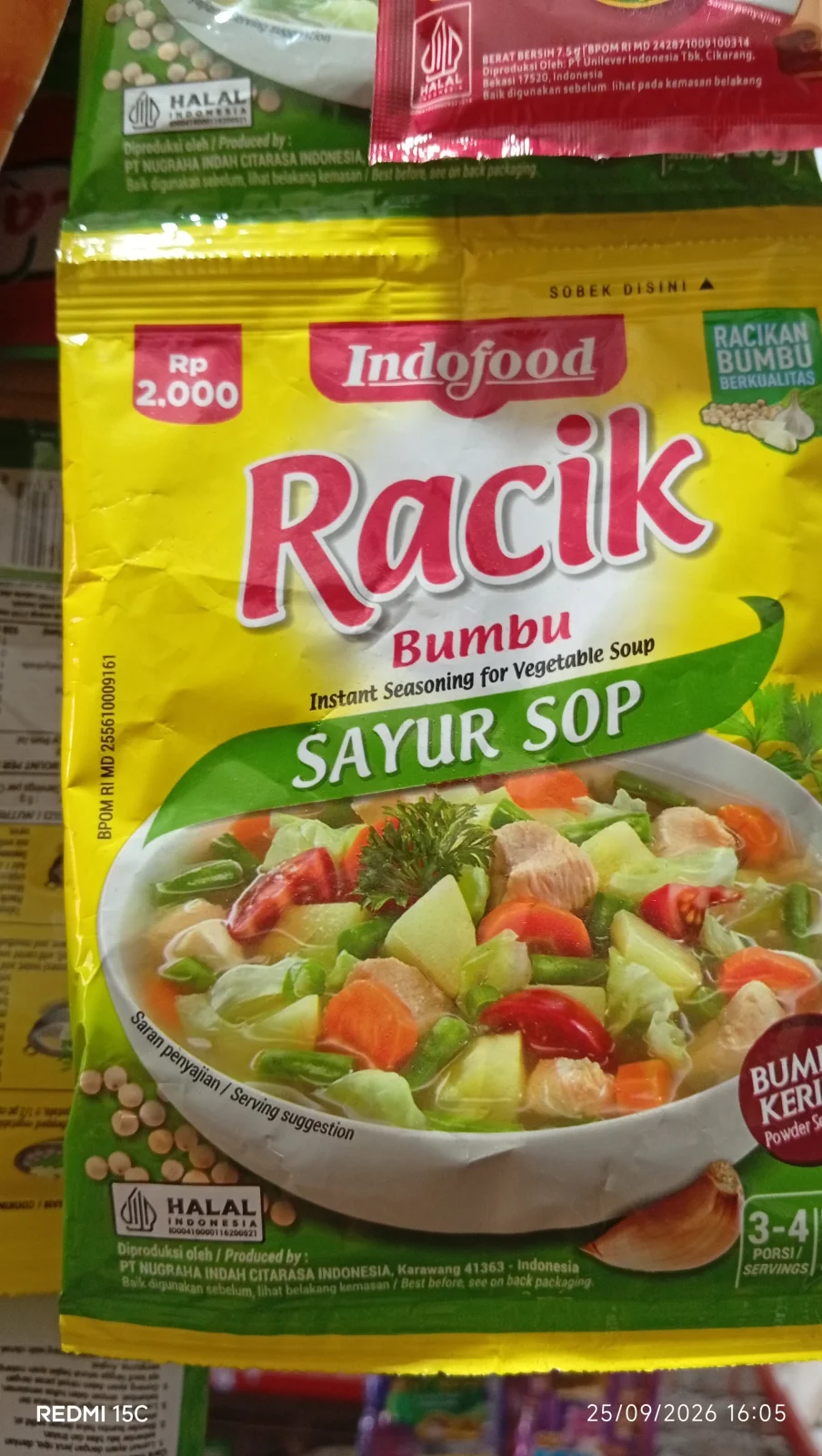 Bumbu sayur sop