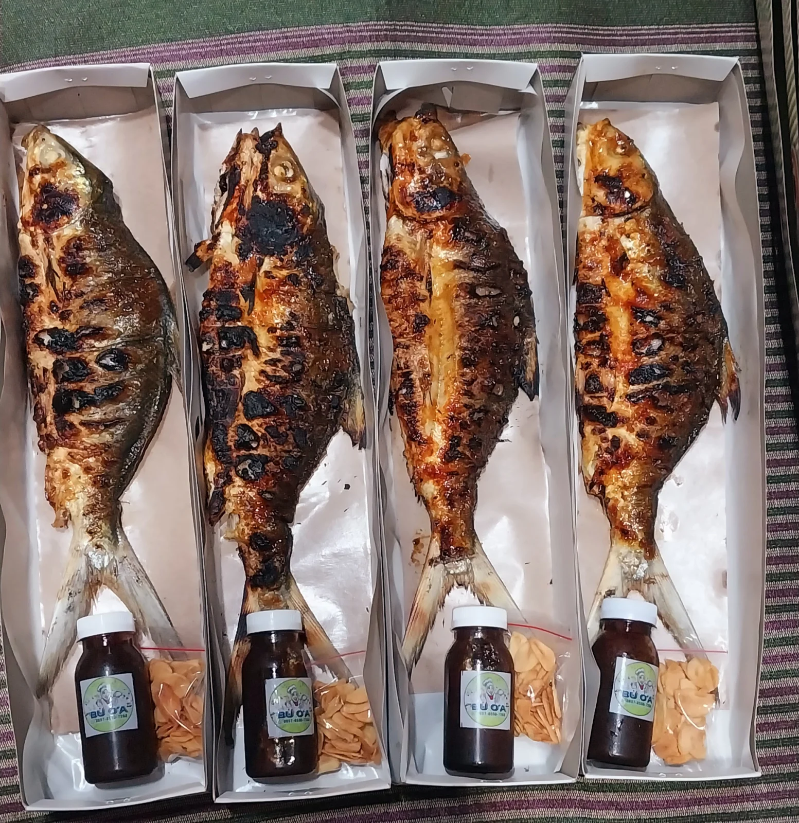 Bandeng bakar keropok