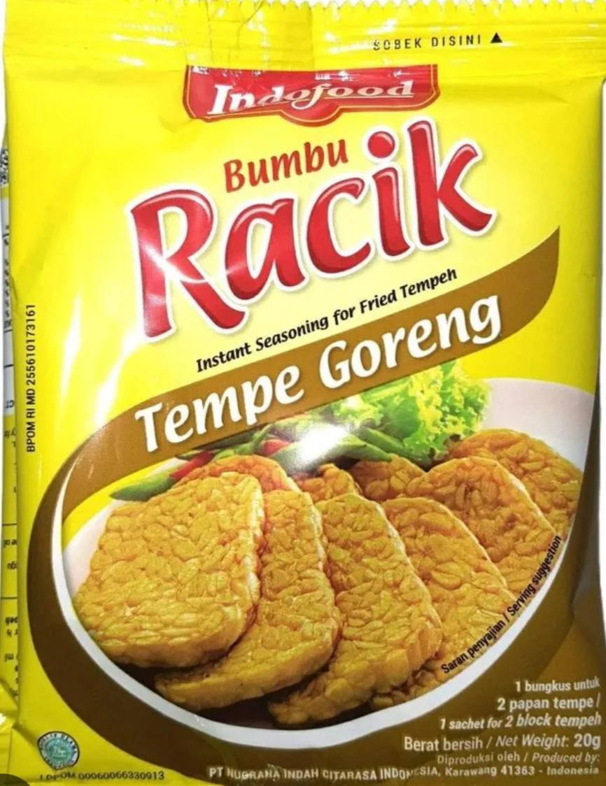 Racik tempe goreng