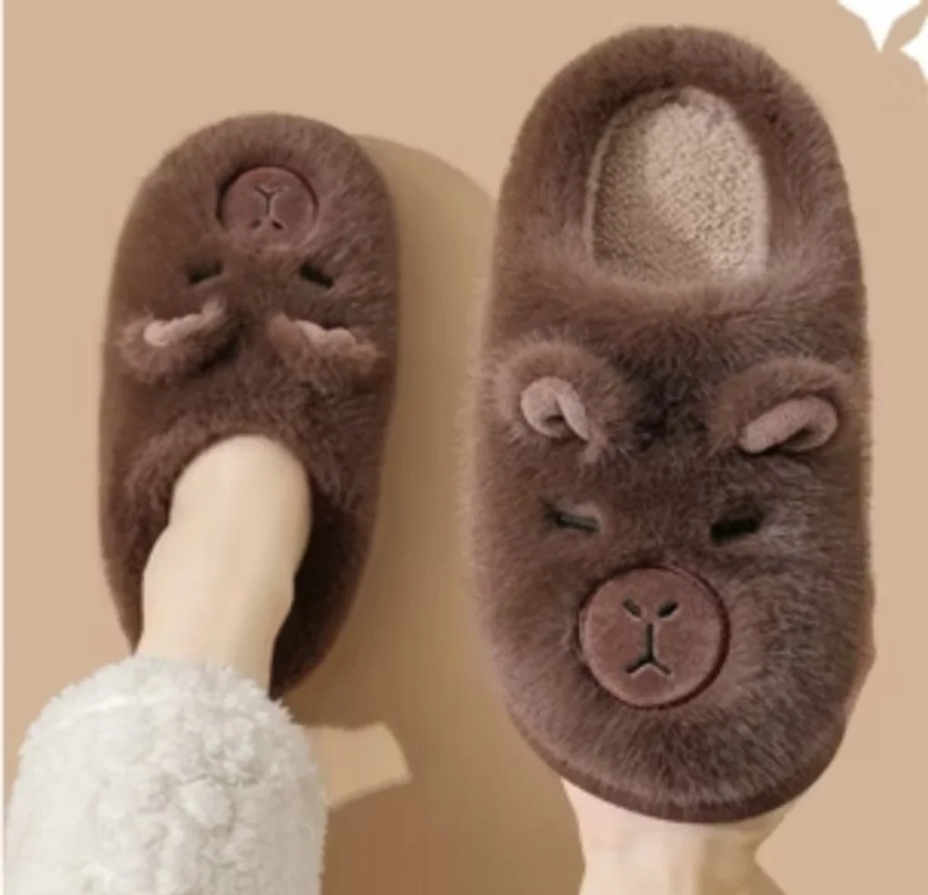 Sandal Pria Wanita 133 Dirumah Bulu Lucu