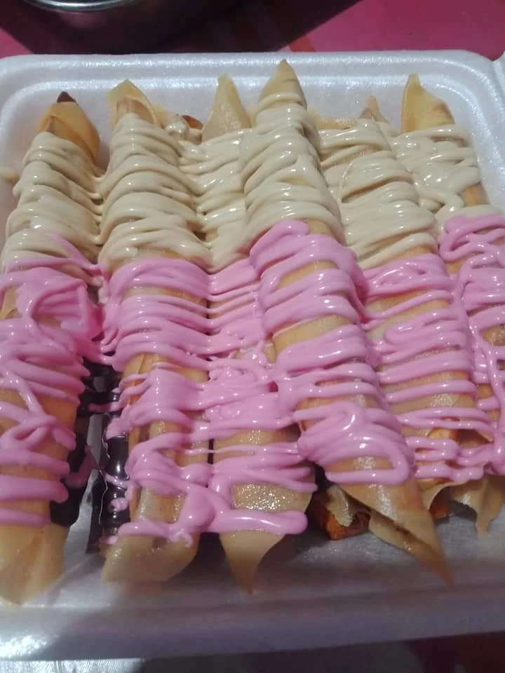Banana roll roping tiramizu coklat